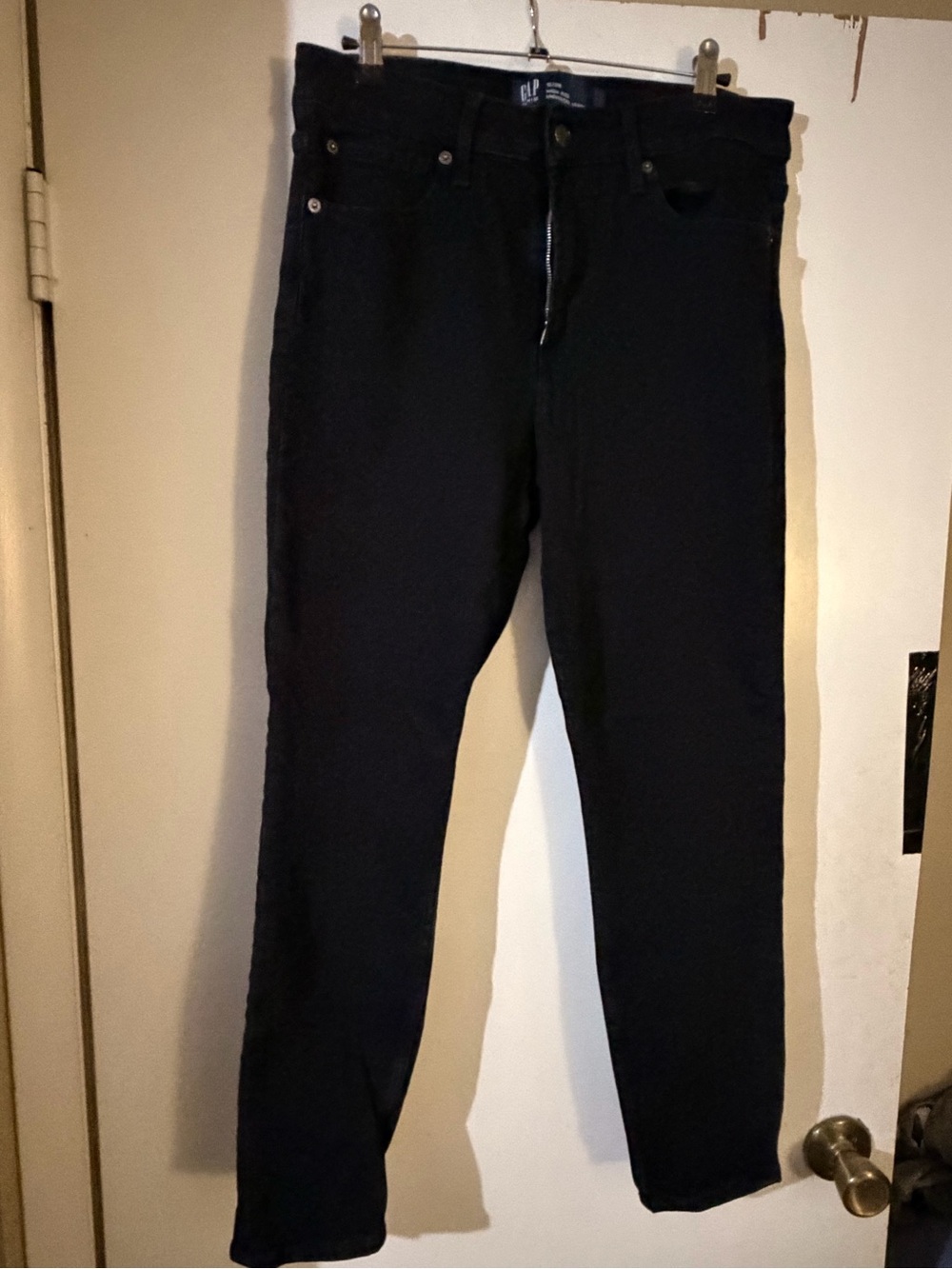 Women’s Black Jeans- GAP- high-waist